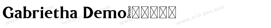 Gabrietha Demo字体转换